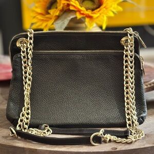 Vintage Valentina black leather